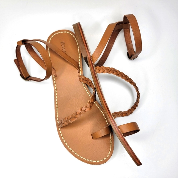 Soludos "Madrid" Leather Sandal Size 9.5 NWOT - Picture 1 of 8